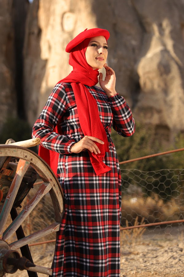 EKOSE ELBISE Lacivert - 3297 LACİVERT
