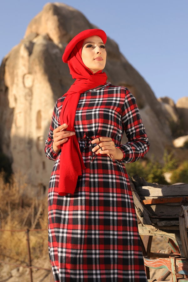 EKOSE ELBISE Lacivert - 3297 LACİVERT