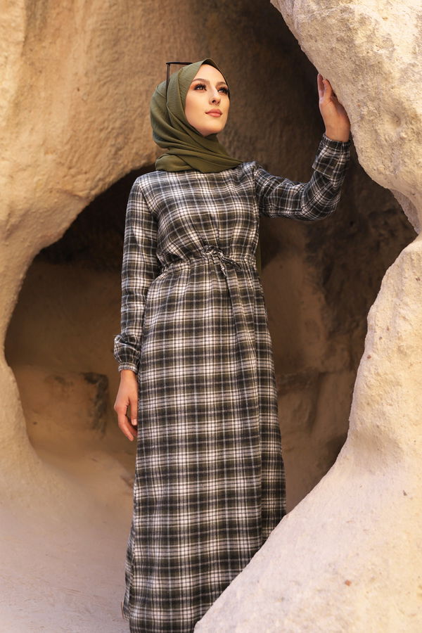 EKOSE ELBISE Haki - 3297 HAKİ
