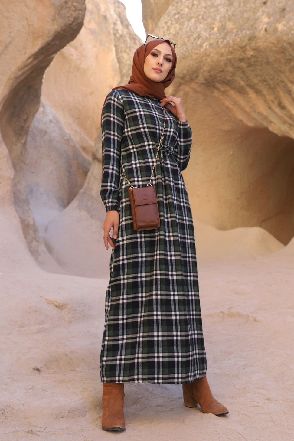 EKOSE ELBISE Lacivert - 3297 LACİVERT