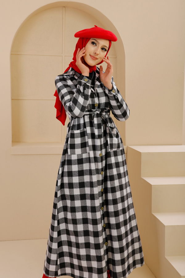 CEPLI ELBISE Siyah - 3301 SİYAH