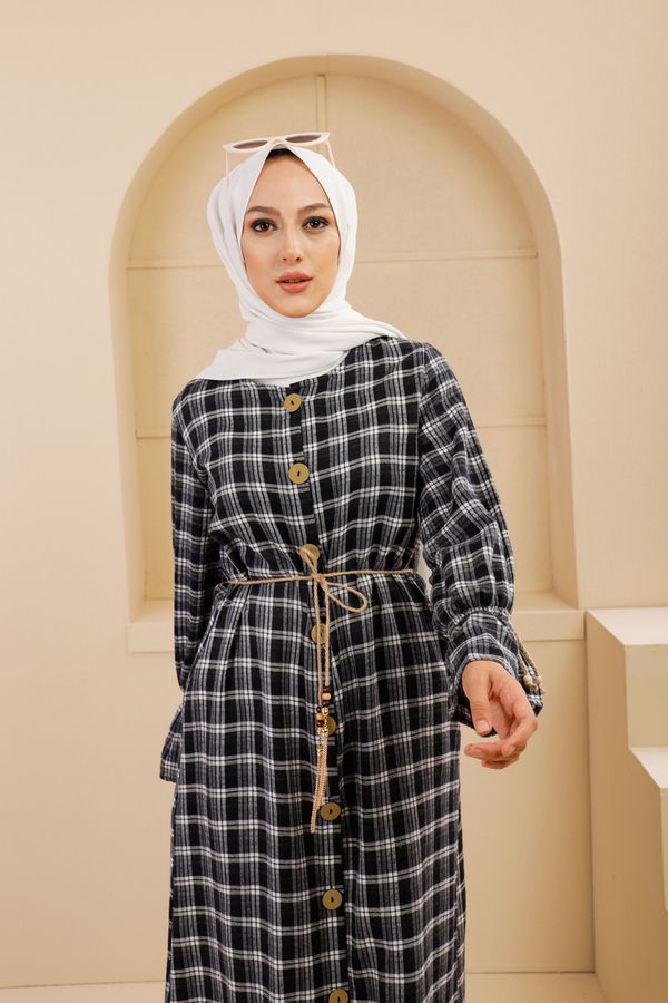 9100 ELBİSE Lacivert - 9100 LACİVERT