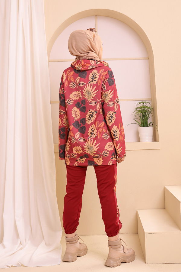 9121 TUNIK PANTOLON Pembe - 9121