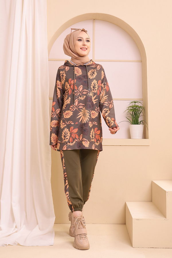 9121 TUNIK PANTOLON Haki - 9121 HAKİ