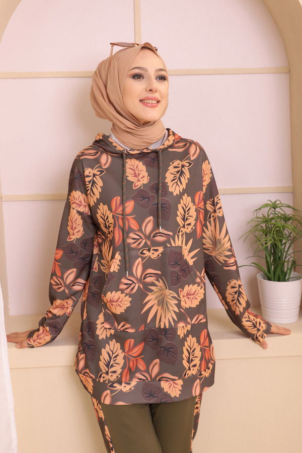 9121 TUNIK PANTOLON Haki - 9121 HAKİ