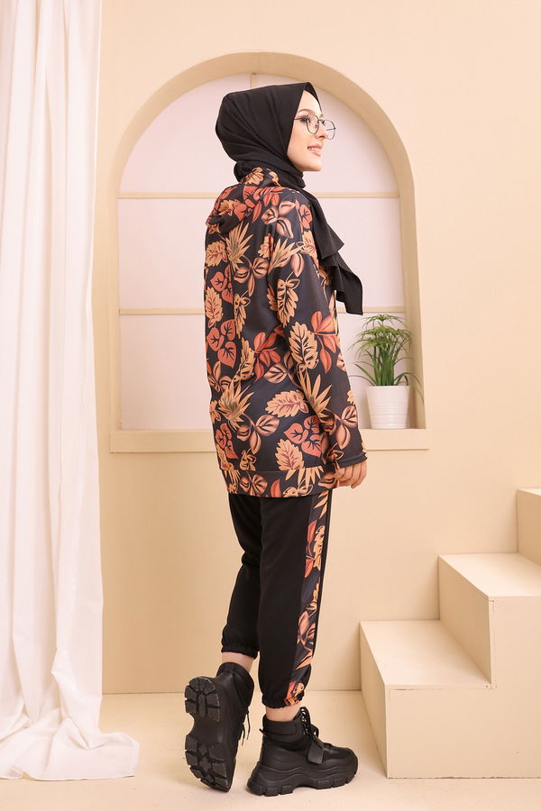 9121 TUNIK PANTOLON Siyah - 9121 SİYAH