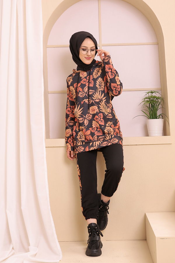 9121 TUNIK PANTOLON Siyah - 9121 SİYAH