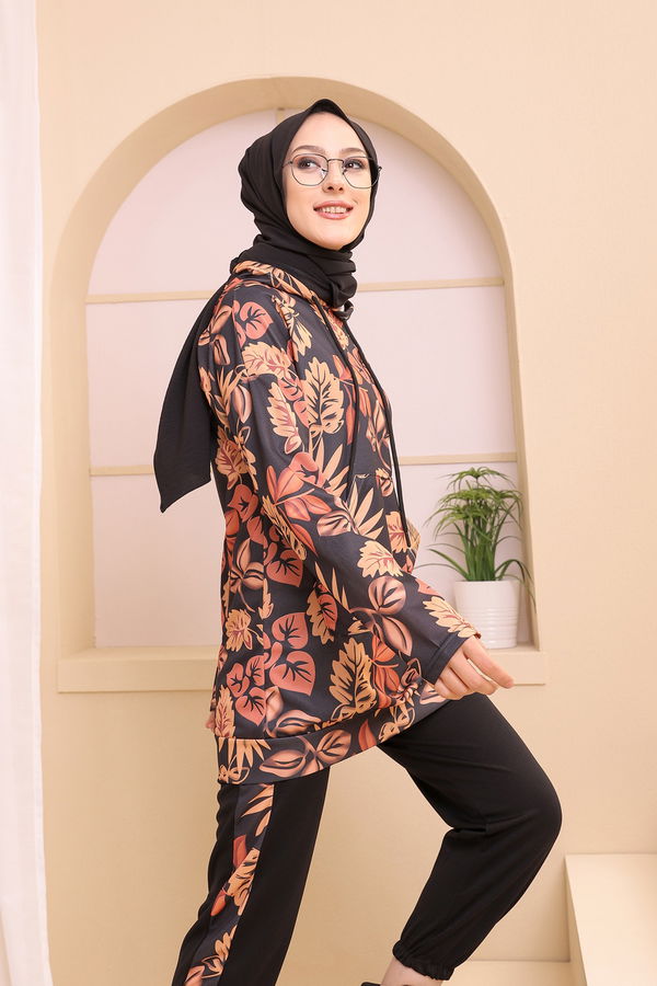 9121 TUNIK PANTOLON Siyah - 9121 SİYAH