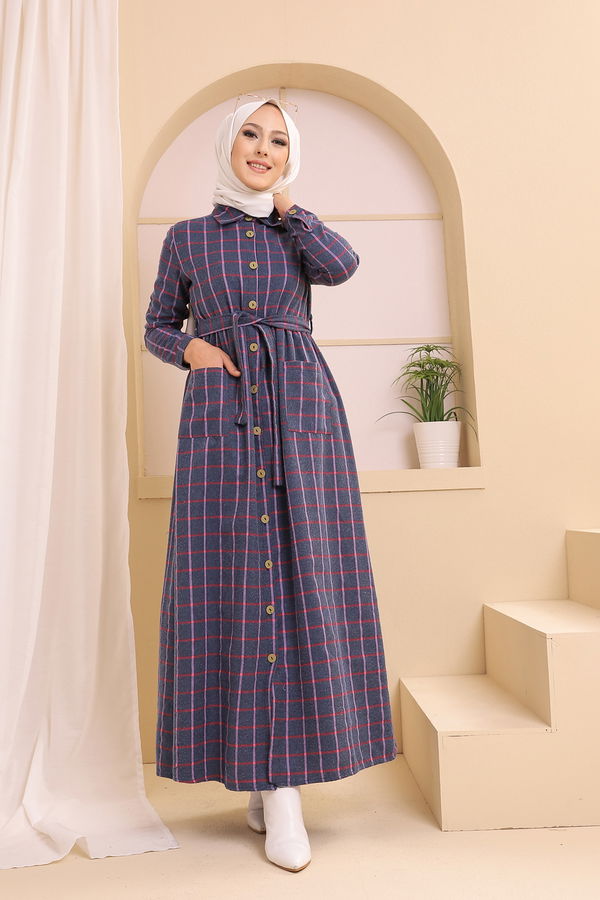 Elbise Mavi - 3301 MAVİ