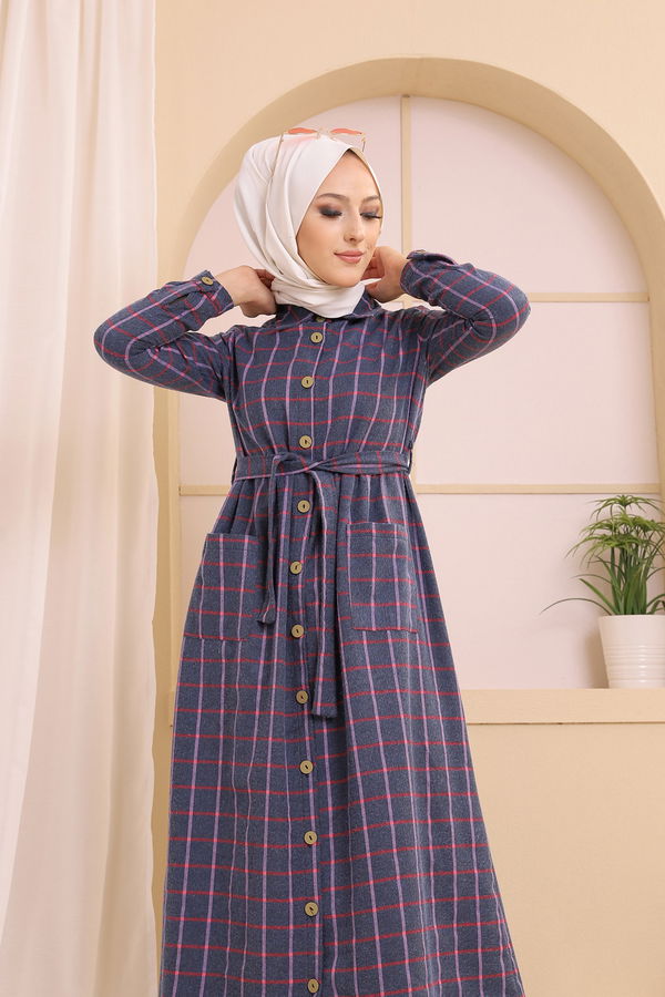 Elbise Mavi - 3301 MAVİ