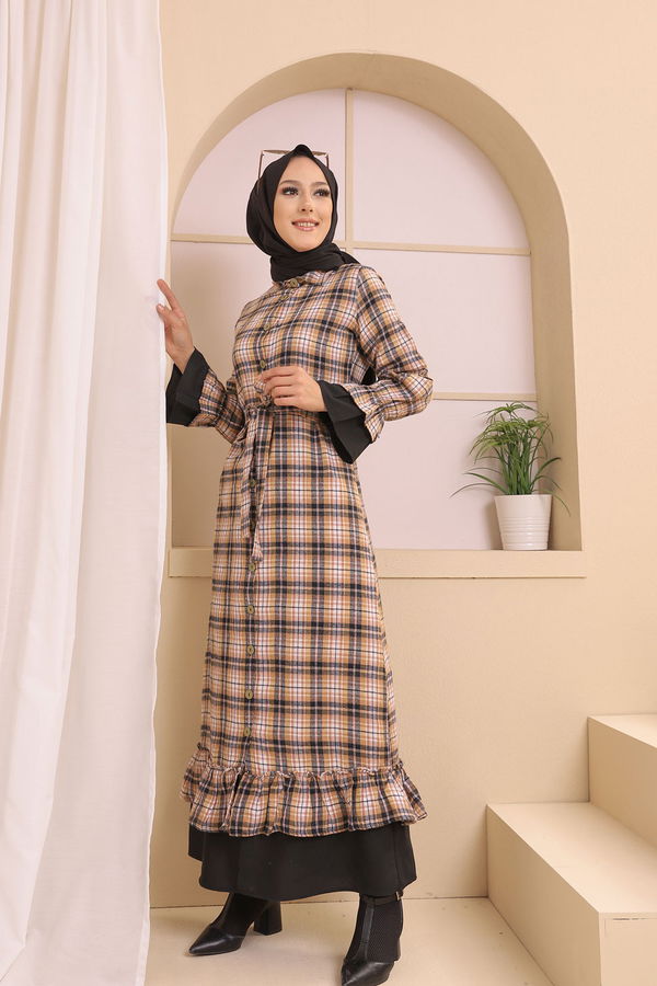 8639 ELBISE Lacivert - 8639 LACİVERT