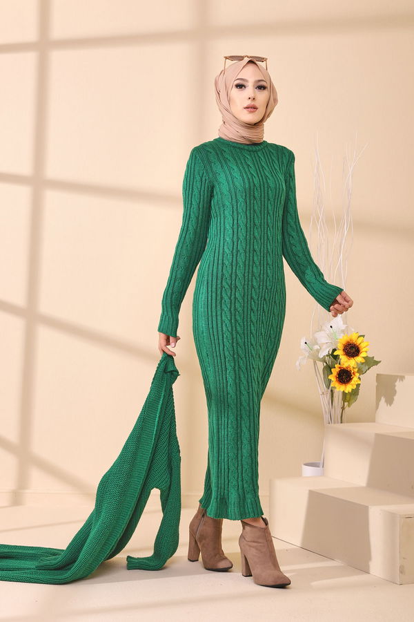 ELBISE HIRKA Yeşil - 8641