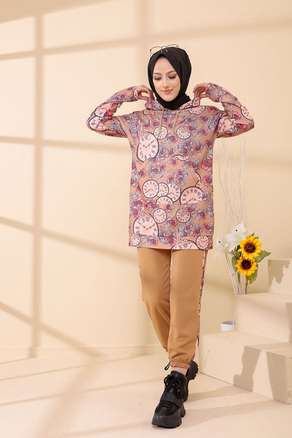 9123 TUNIK PANTOLON Lila - 9123