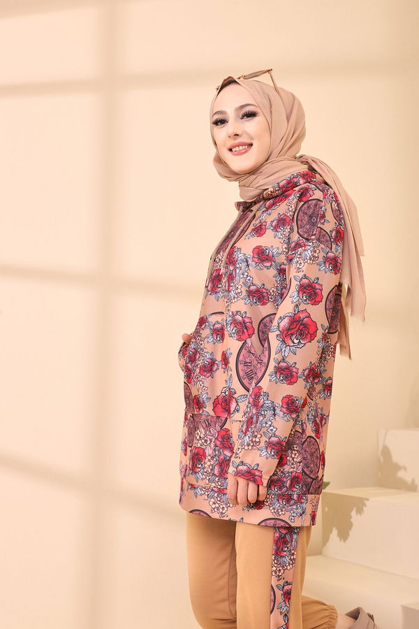 9123 TUNIK PANTOLON Pembe - 9123 PEMBE
