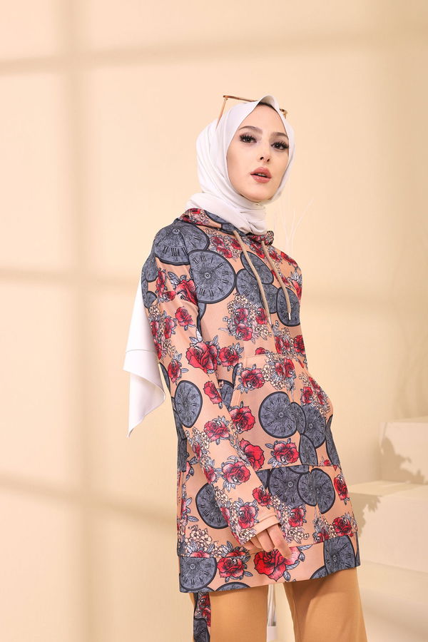 9123 TUNIK PANTOLON Gri - 9123