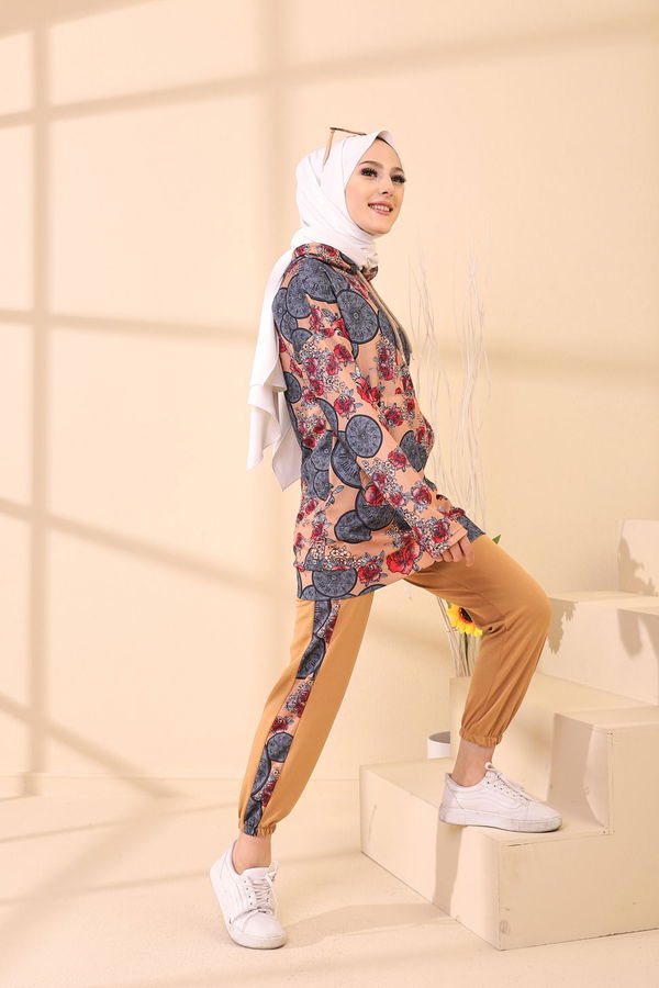 9123 TUNIK PANTOLON Gri - 9123