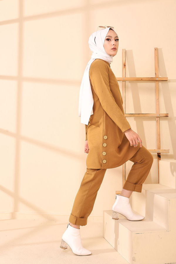 Tunik Pantolon Taba - 8432