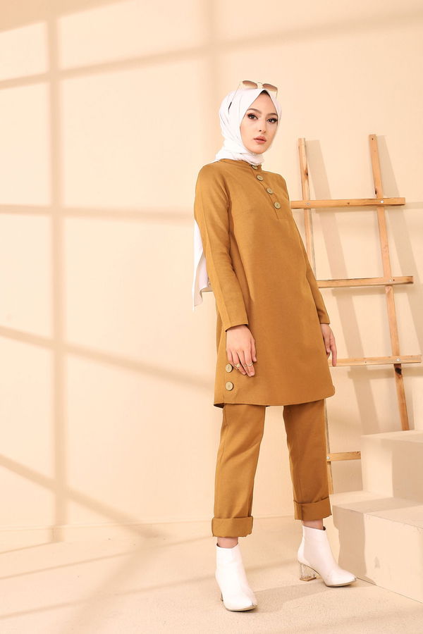 Tunik Pantolon Taba - 8432
