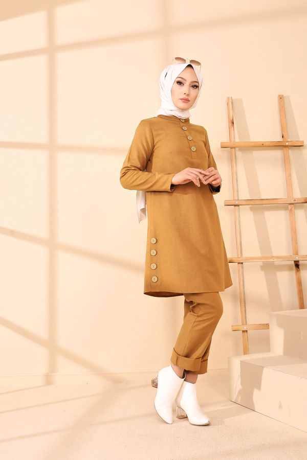Tunik Pantolon Taba - 8432