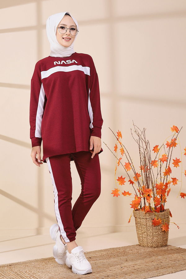 TUNIK PANTOLON Bordo - 8412 BORDO