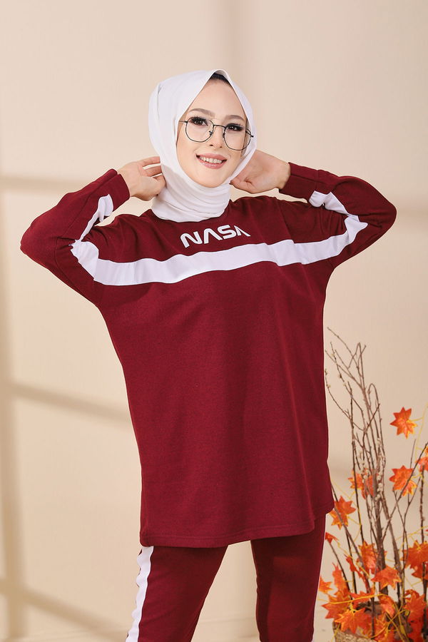 TUNIK PANTOLON Bordo - 8412 BORDO