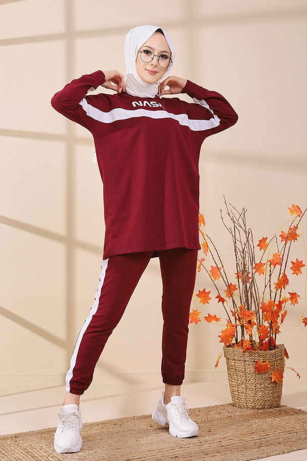 TUNIK PANTOLON Bordo - 8412 BORDO