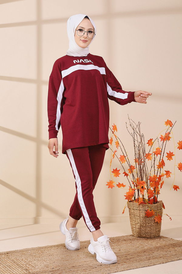 TUNIK PANTOLON Bordo - 8412 BORDO