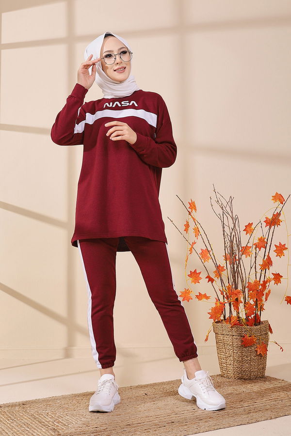 TUNIK PANTOLON Bordo - 8412 BORDO