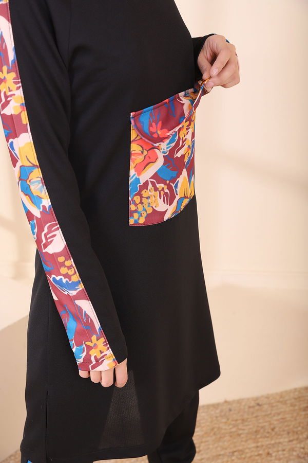 9118 BLUZ PANTOLON Mürdüm - 9118 MÜRDÜM