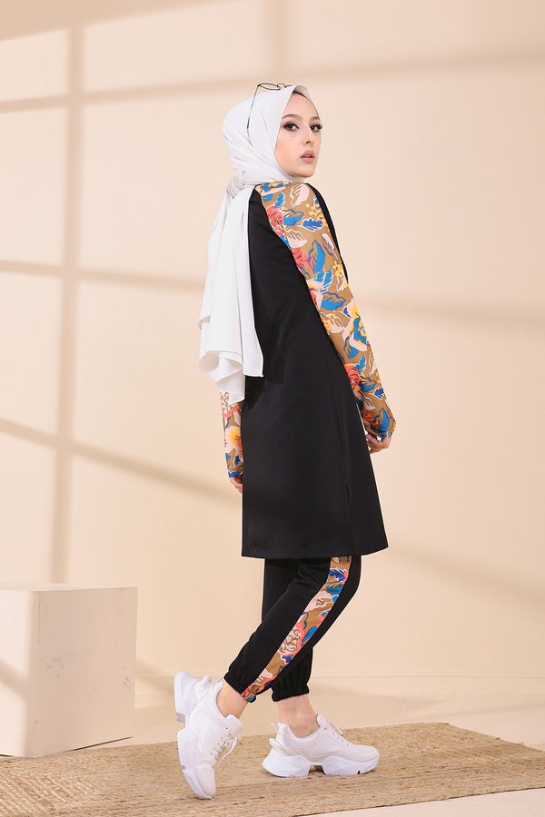 9118 BLUZ PANTOLON Sarı - 9118 Sarı