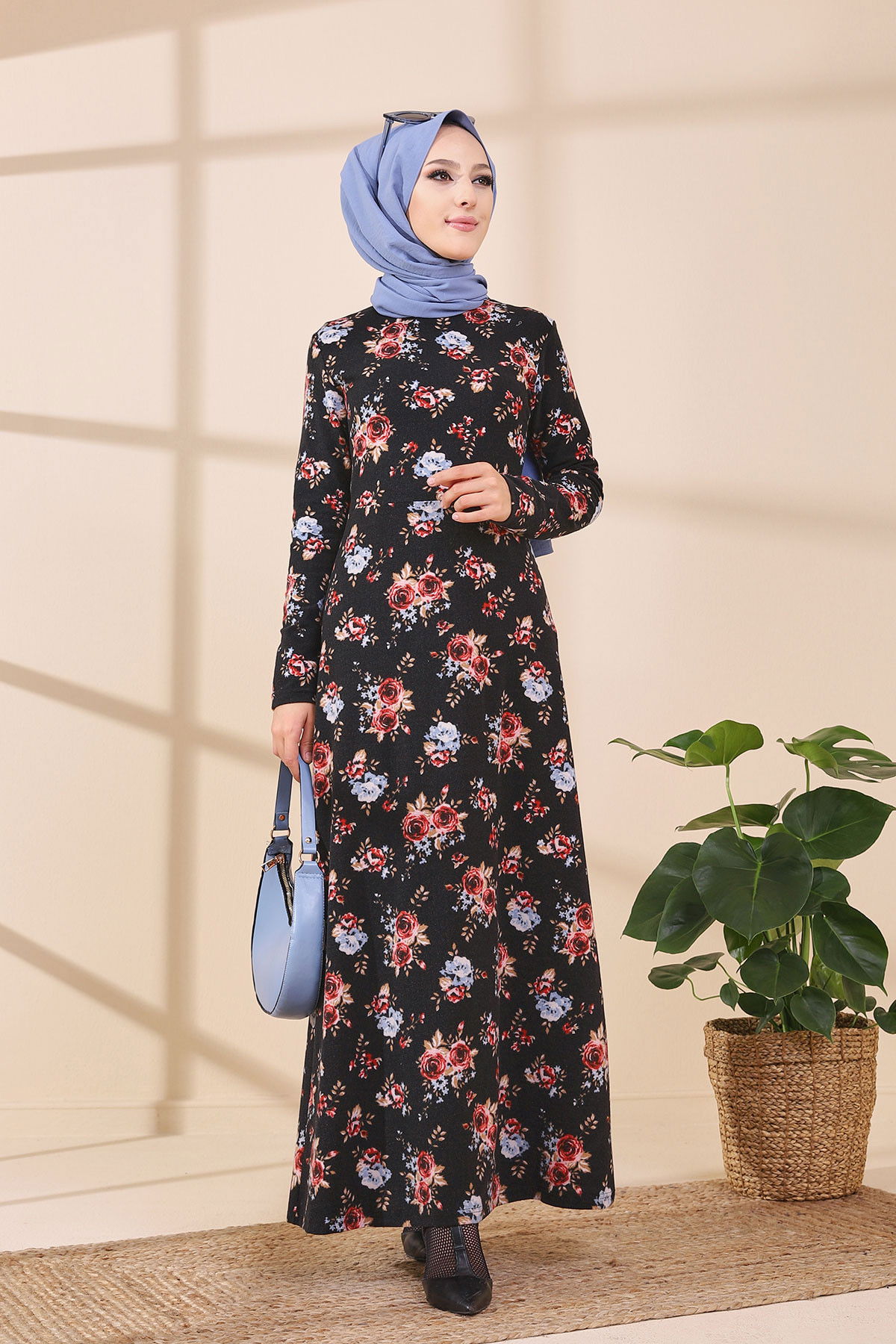 8663 ELBISE Kırmızı - 8663 Kırmızı