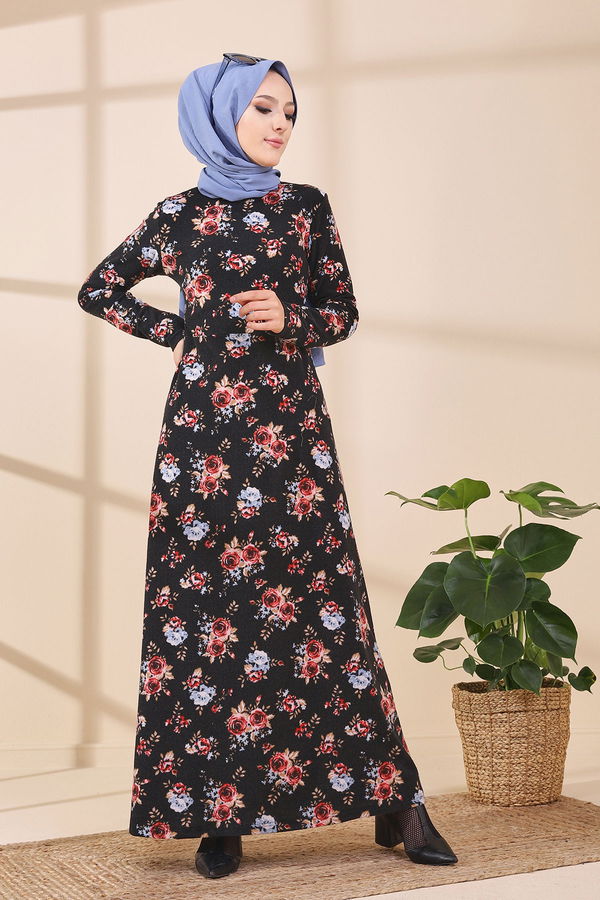 8663 ELBISE Kırmızı - 8663 Kırmızı
