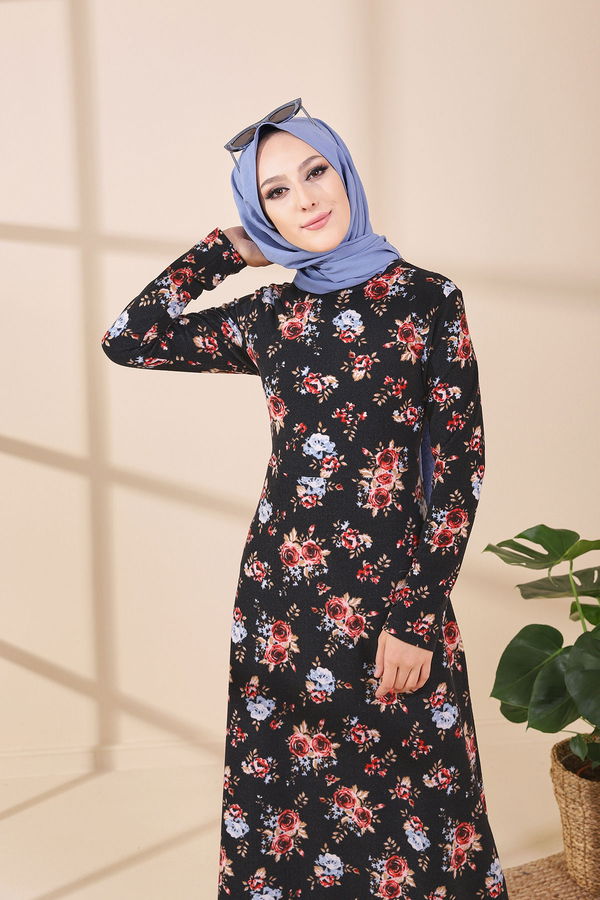 8663 ELBISE Kırmızı - 8663 Kırmızı