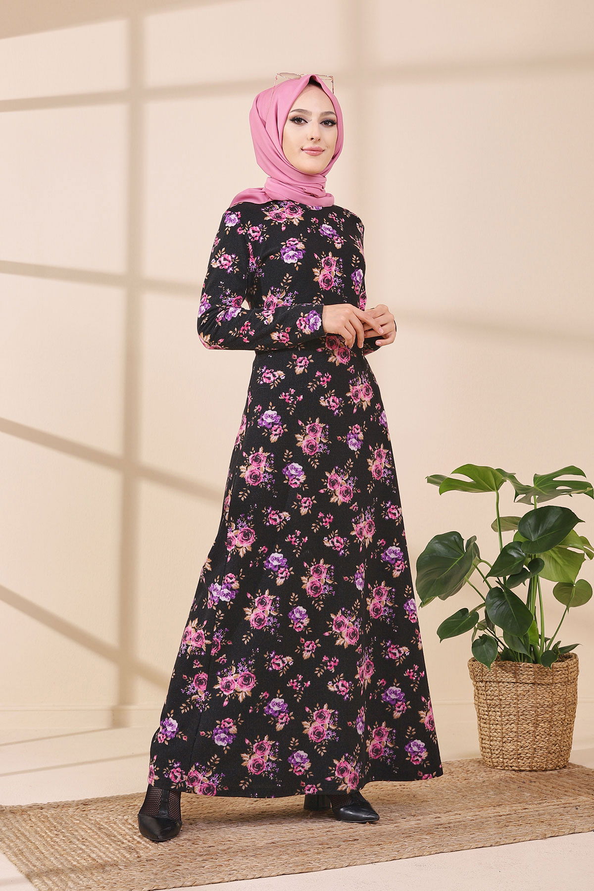 8663 ELBISE Pembe - 8663 PEMBE