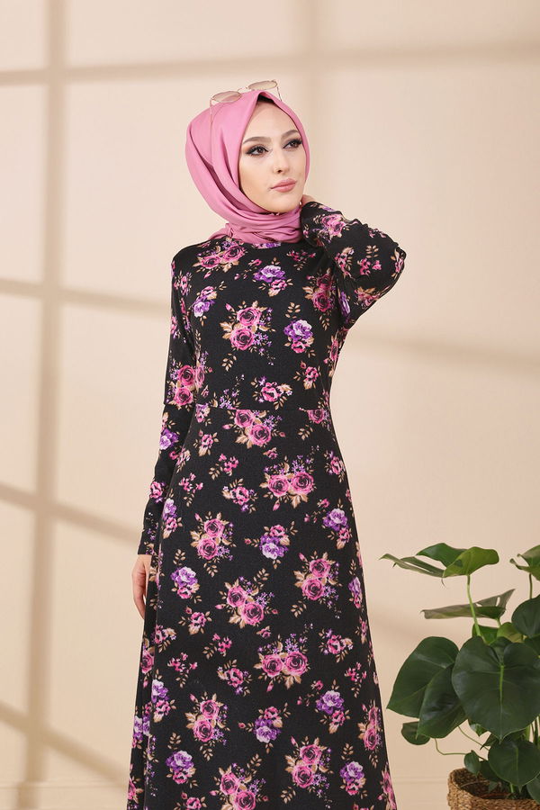 8663 ELBISE Pembe - 8663 PEMBE