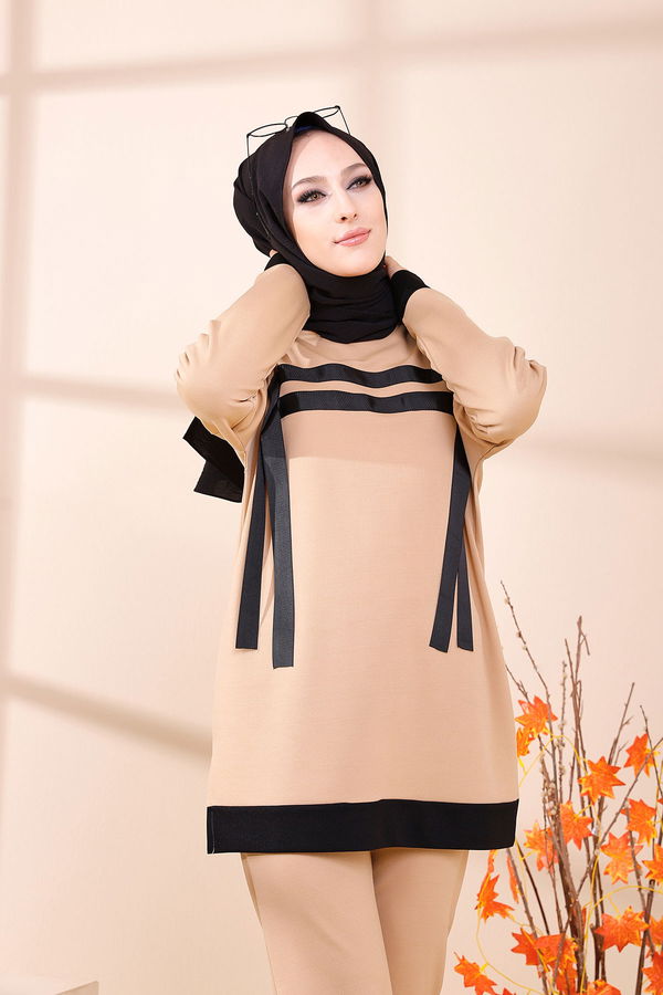 TUNIK PANTOLON Bej - 3375 BEJ