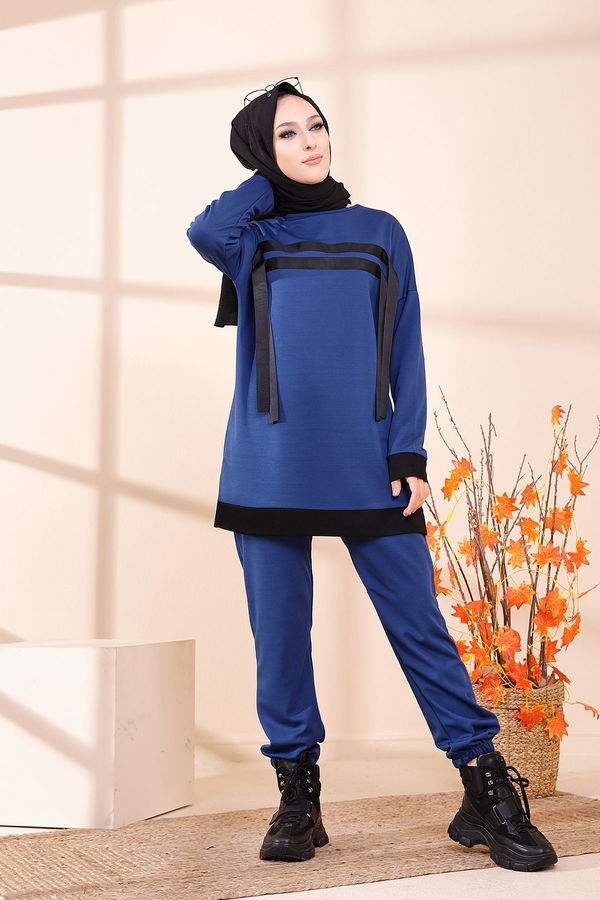 TUNIK PANTOLON Mavi - 3375 MAVİ