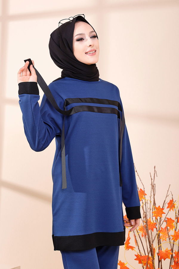 TUNIK PANTOLON Mavi - 3375 MAVİ