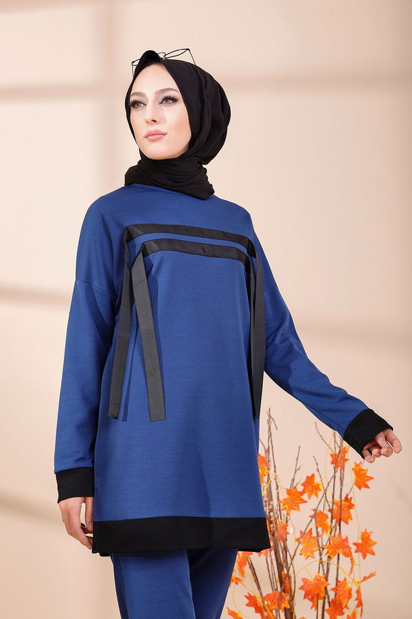 TUNIK PANTOLON Mavi - 3375 MAVİ