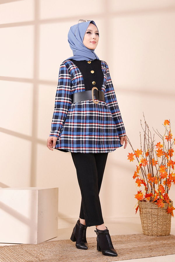 3418 TUNIK Mavi - 3418