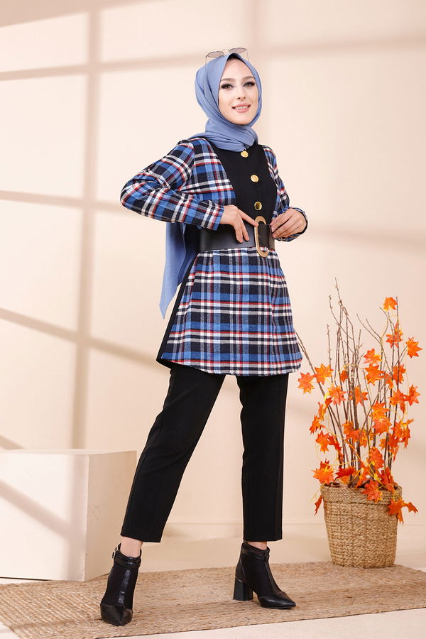 3418 TUNIK Mavi - 3418