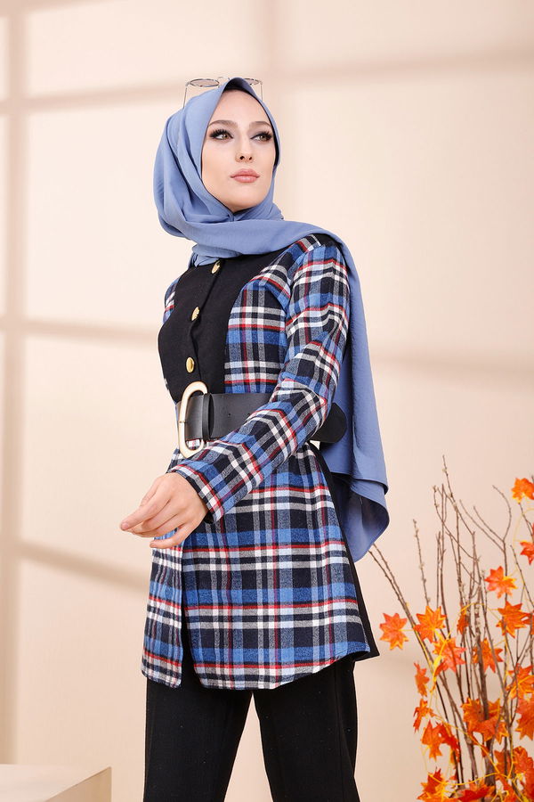 3418 TUNIK Mavi - 3418