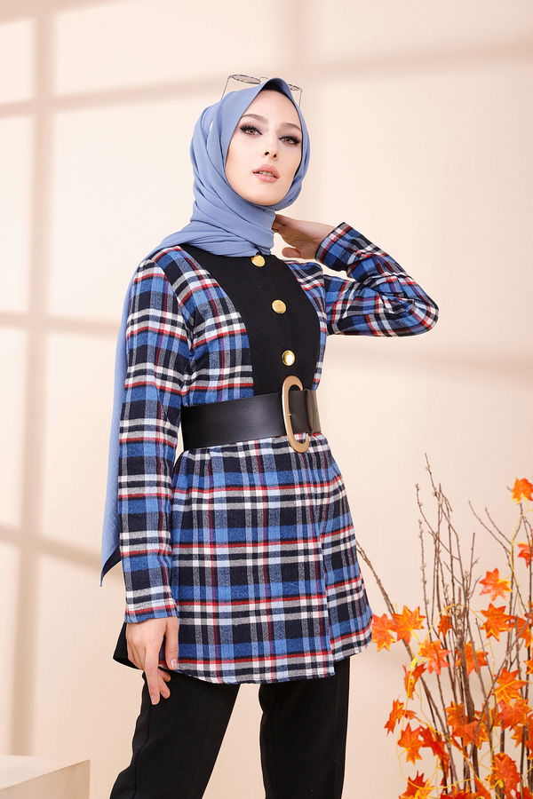 3418 TUNIK Mavi - 3418