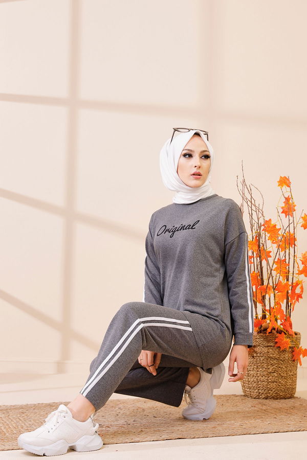TUNIK PANTOLON Gri - 8401 GRİ
