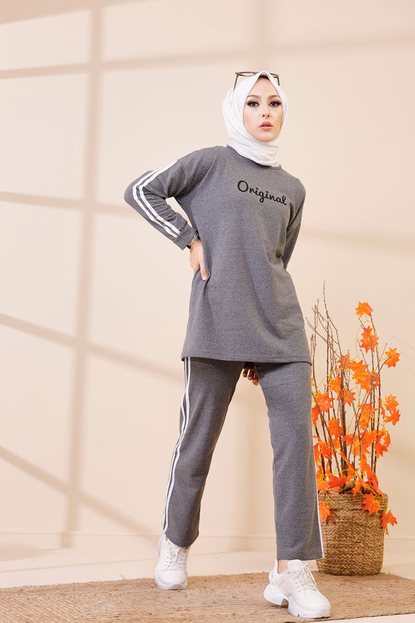 TUNIK PANTOLON Gri - 8401 GRİ