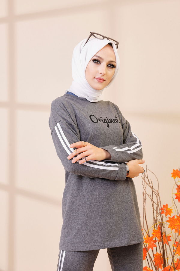 TUNIK PANTOLON Gri - 8401 GRİ