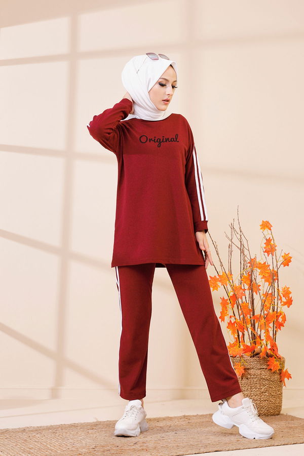 TUNIK PANTOLON Bordo - 8401