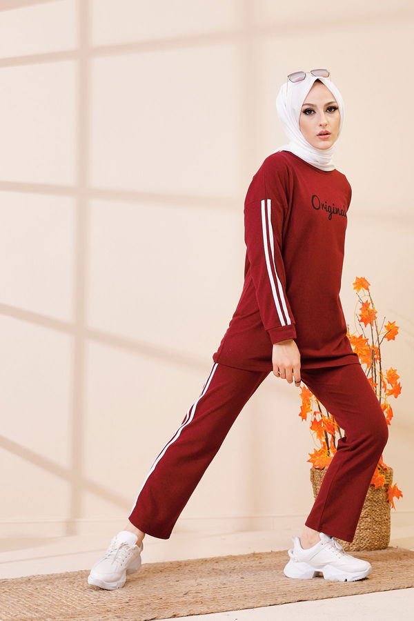 TUNIK PANTOLON Bordo - 8401