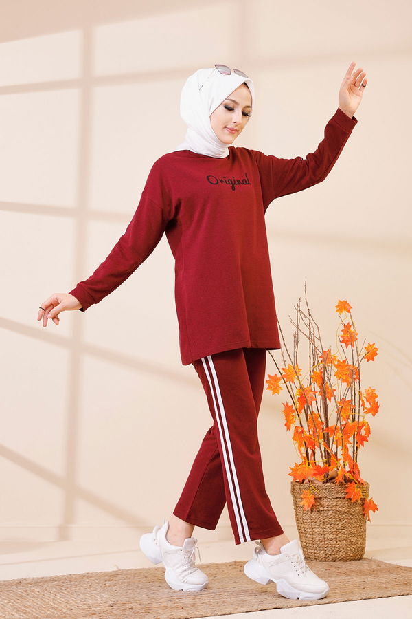 TUNIK PANTOLON Bordo - 8401