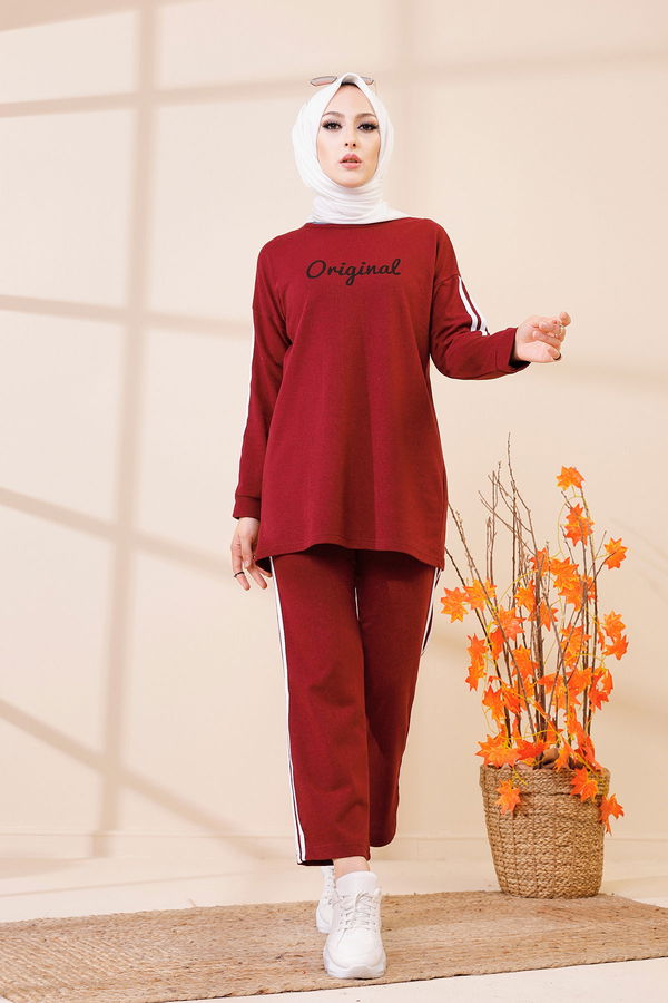 TUNIK PANTOLON Bordo - 8401